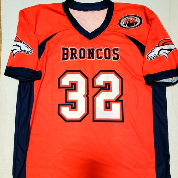 FNL football Shirts Denver Broncos Mens Xl Football Jersey 32